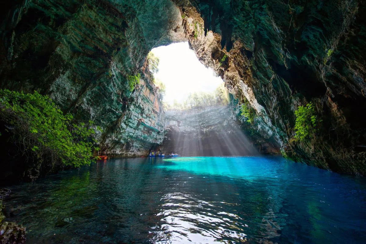Activities and Excursions in Melissani cave at Kefalonia island